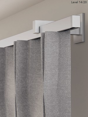MHZ Vorhangstange Aluminium Level 14/20